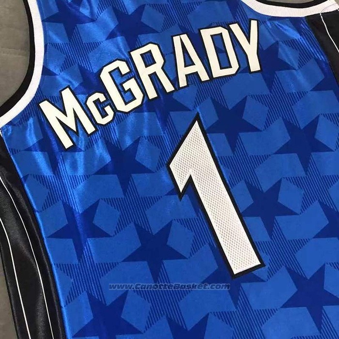 Maglia Orlando Magic Tracy McGrady #1 Mitchell & Ness 2000-01 Blu